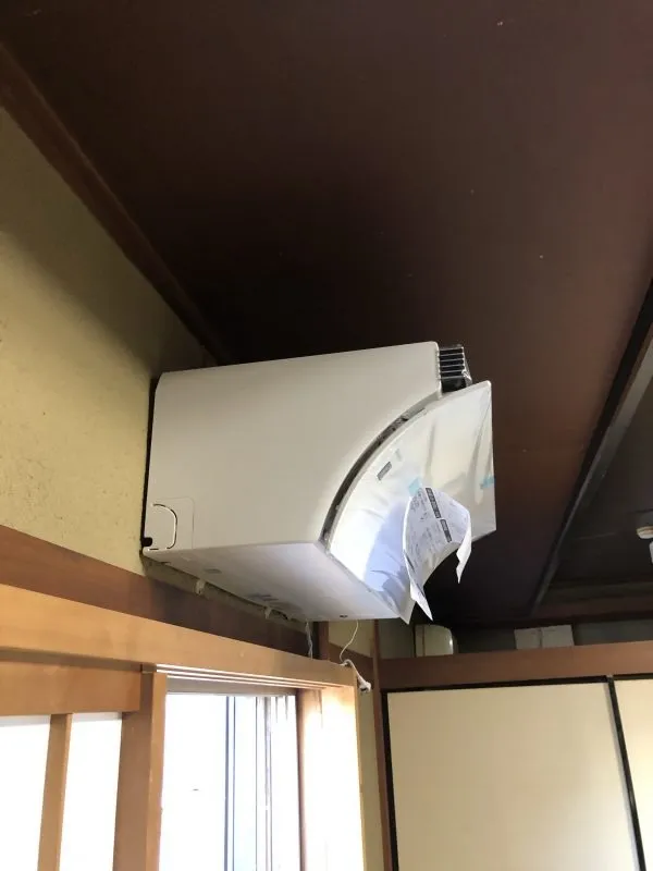 VOLTSの最近工事。最新シャープエアコン空気清浄機付きエアコン